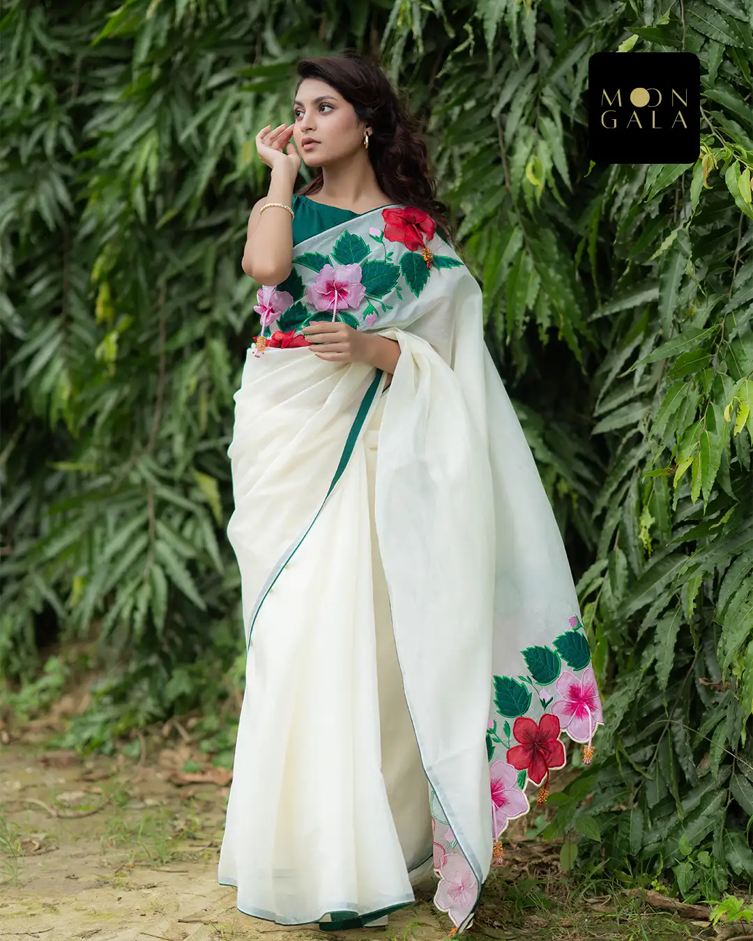 Hibiscus Saree | জবা - Image 2