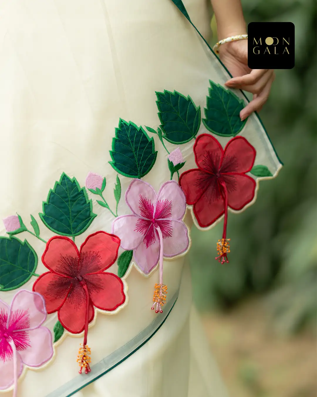 Hibiscus Saree | জবা - Image 6