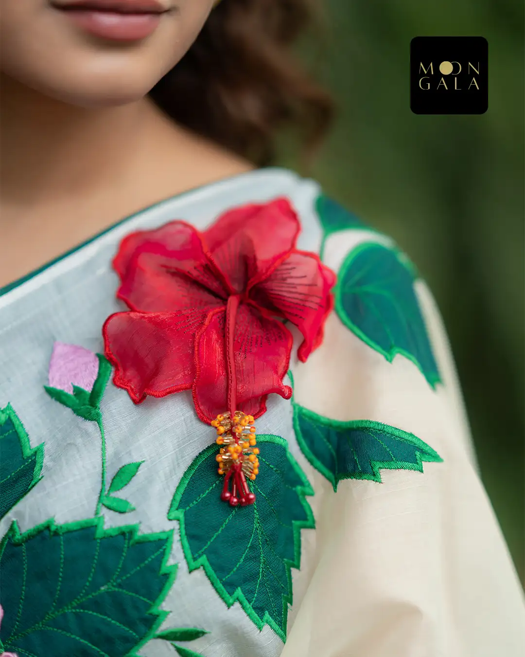 Hibiscus Saree | জবা - Image 4