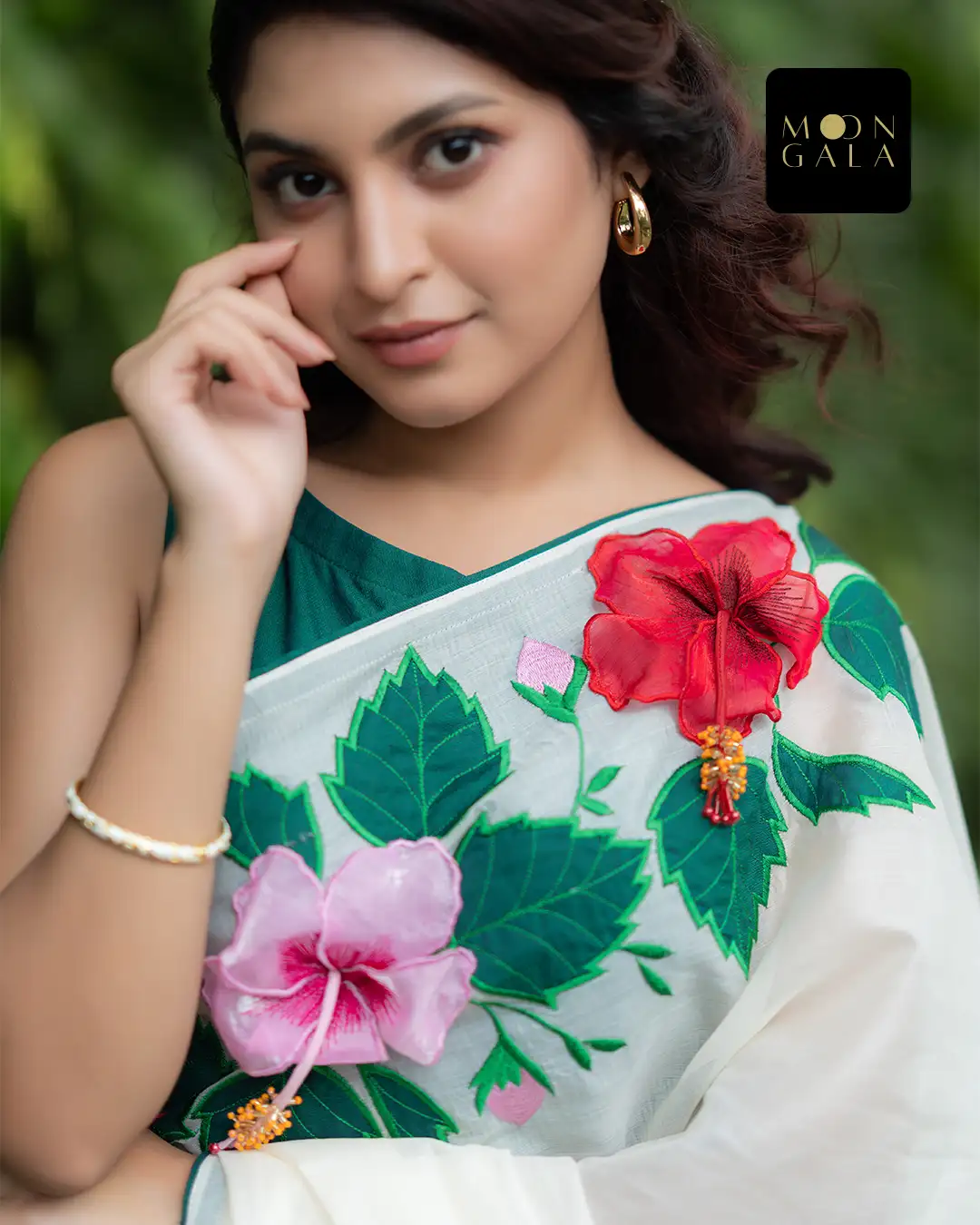 Hibiscus Saree | জবা - Image 3